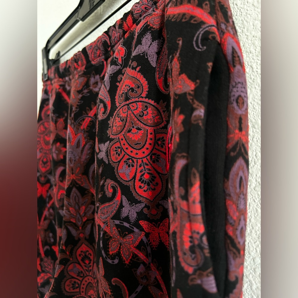 I.AM.GIA | Tatiana 2.0 Black Paisley Jogger Pant NWOT - Picture 3 of 9
